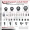 Service Caster Regency 460UCRTCSTR Replacement Caster REG-SCC-GR20S514-PPUB-BLK-716138 - alternate 2